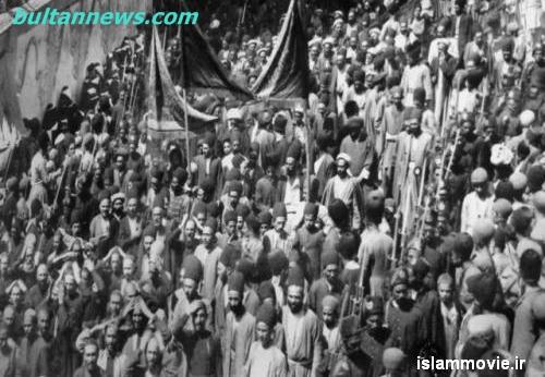 عکس عزاداری روز عاشورا در زمان قاجار - دو عکس